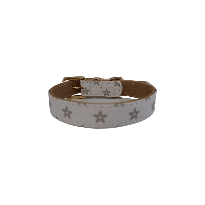 Tropez White Luxury Pet Collar