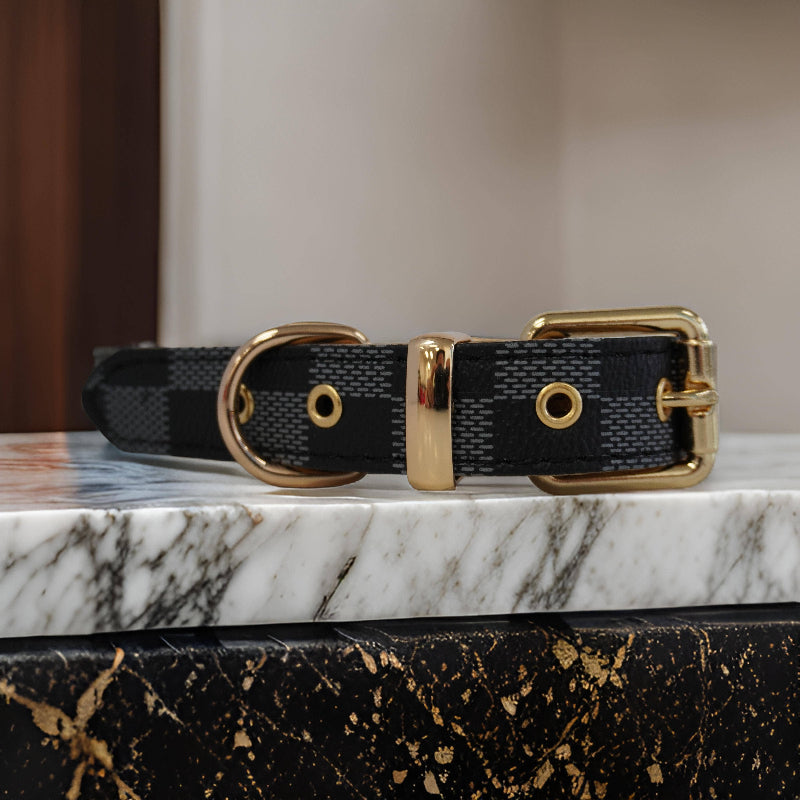 Amalfi Black Luxury Pet Collar