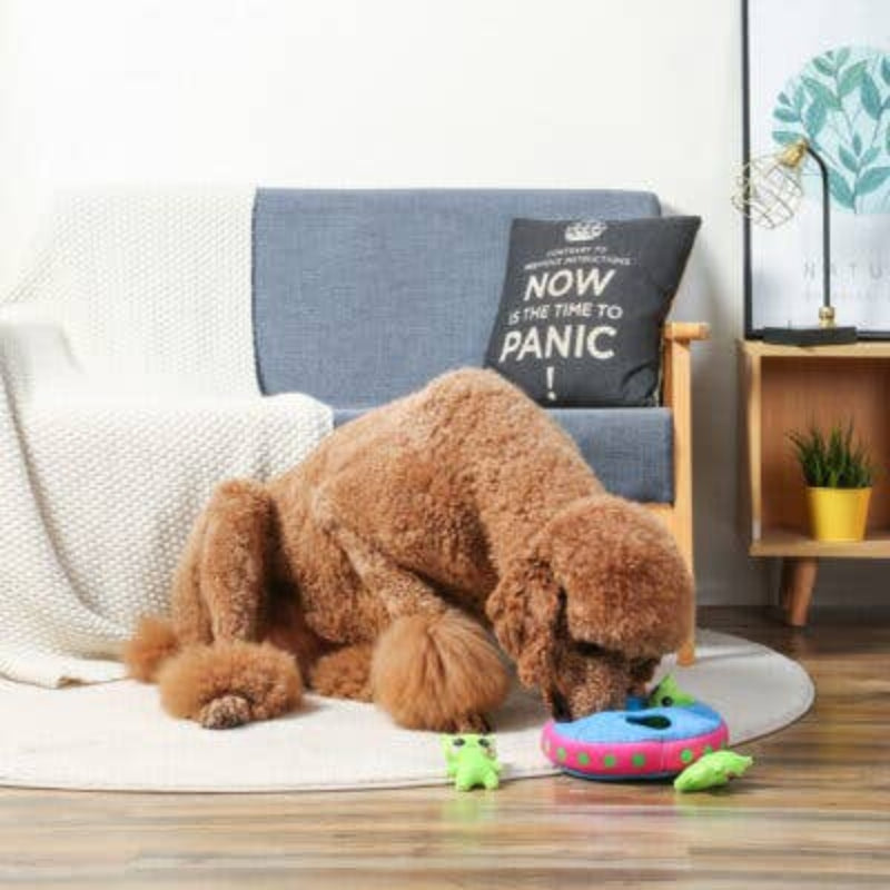 Space Paws Aliens Interactive Plush Dog Toy Set - 4 Pc