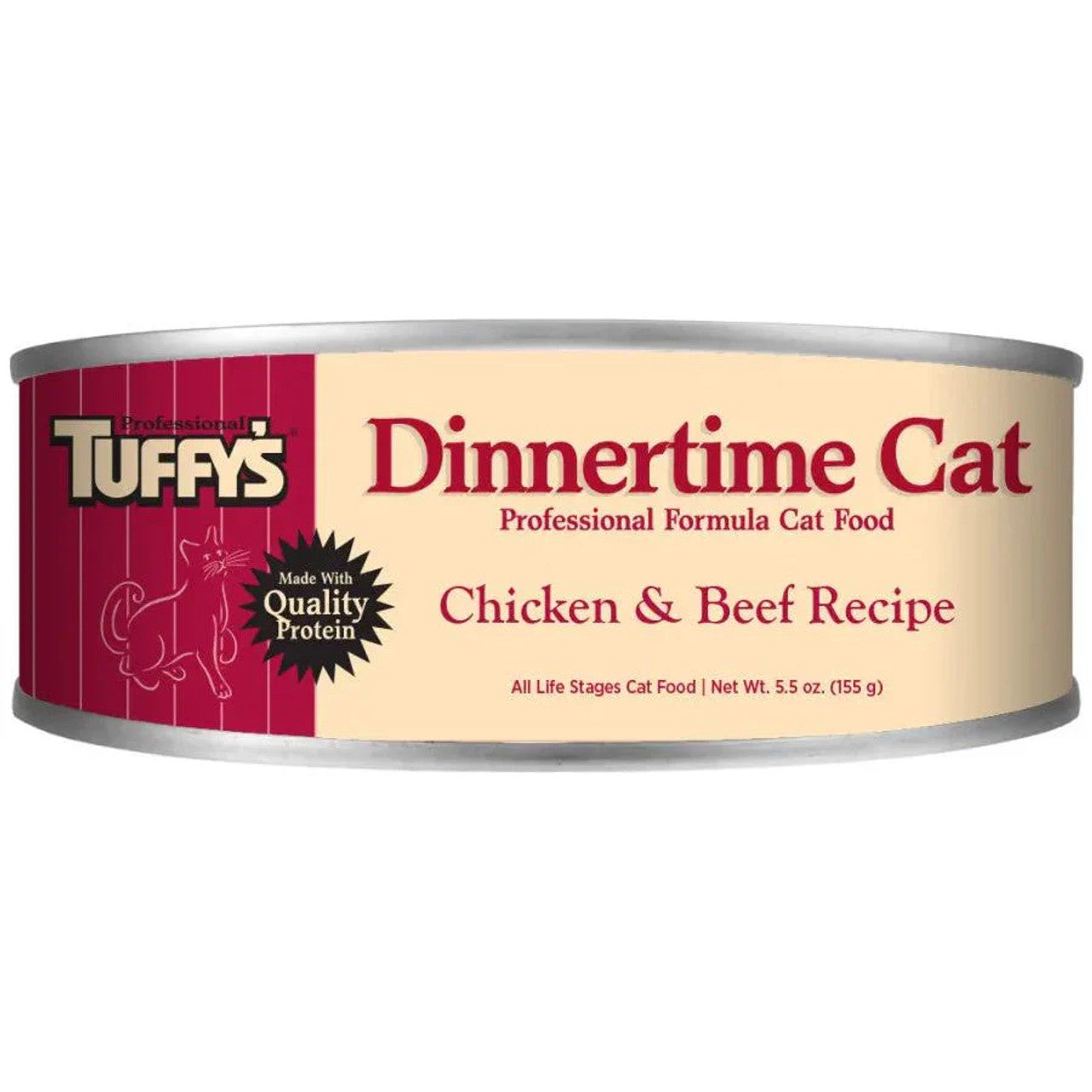 Tuffy's Cat Dinnertime Chicken & Beef (5.5oz) - Wet Cat Food - The Family Pet