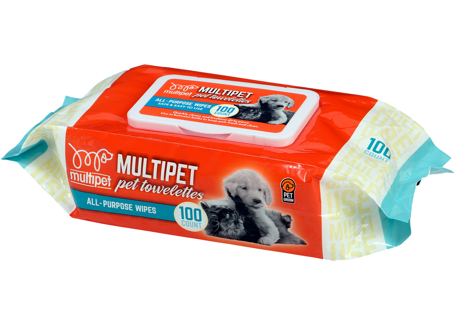 Multipet All - Purpose Wipes 100pk - Pet Wipes - The Family Pet