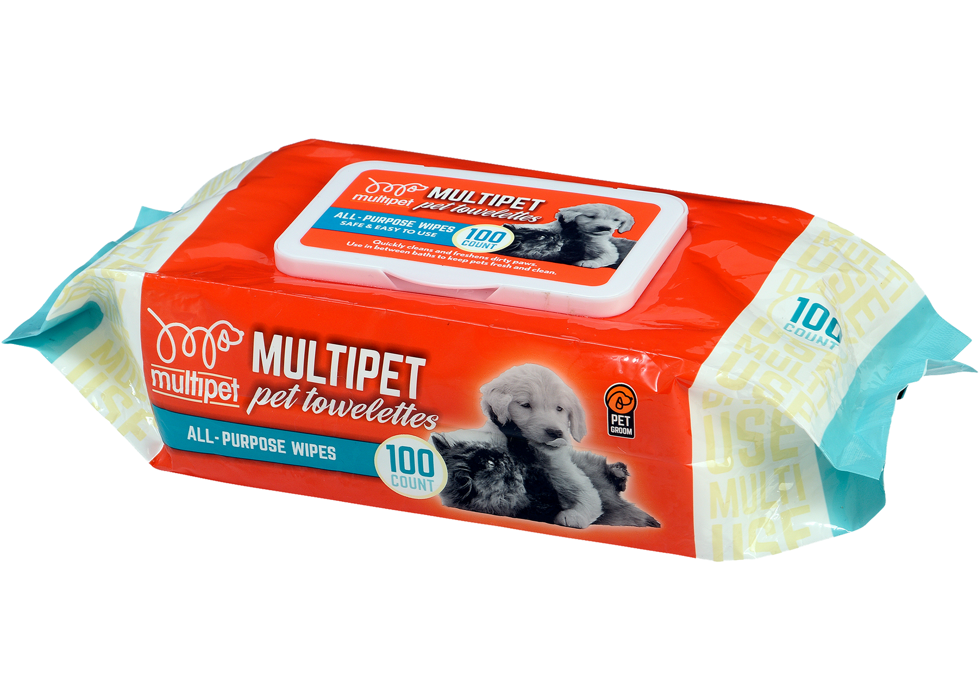 Multipet All - Purpose Wipes 100pk - Pet Wipes - The Family Pet
