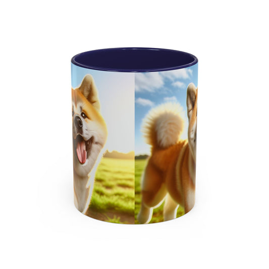 Akita Accent Coffee Mug - Perfect Gift for Dog Lovers