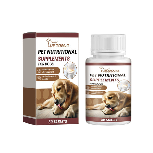 Premium Milk Calcium Tablets for Strong Dog Bones and Joints