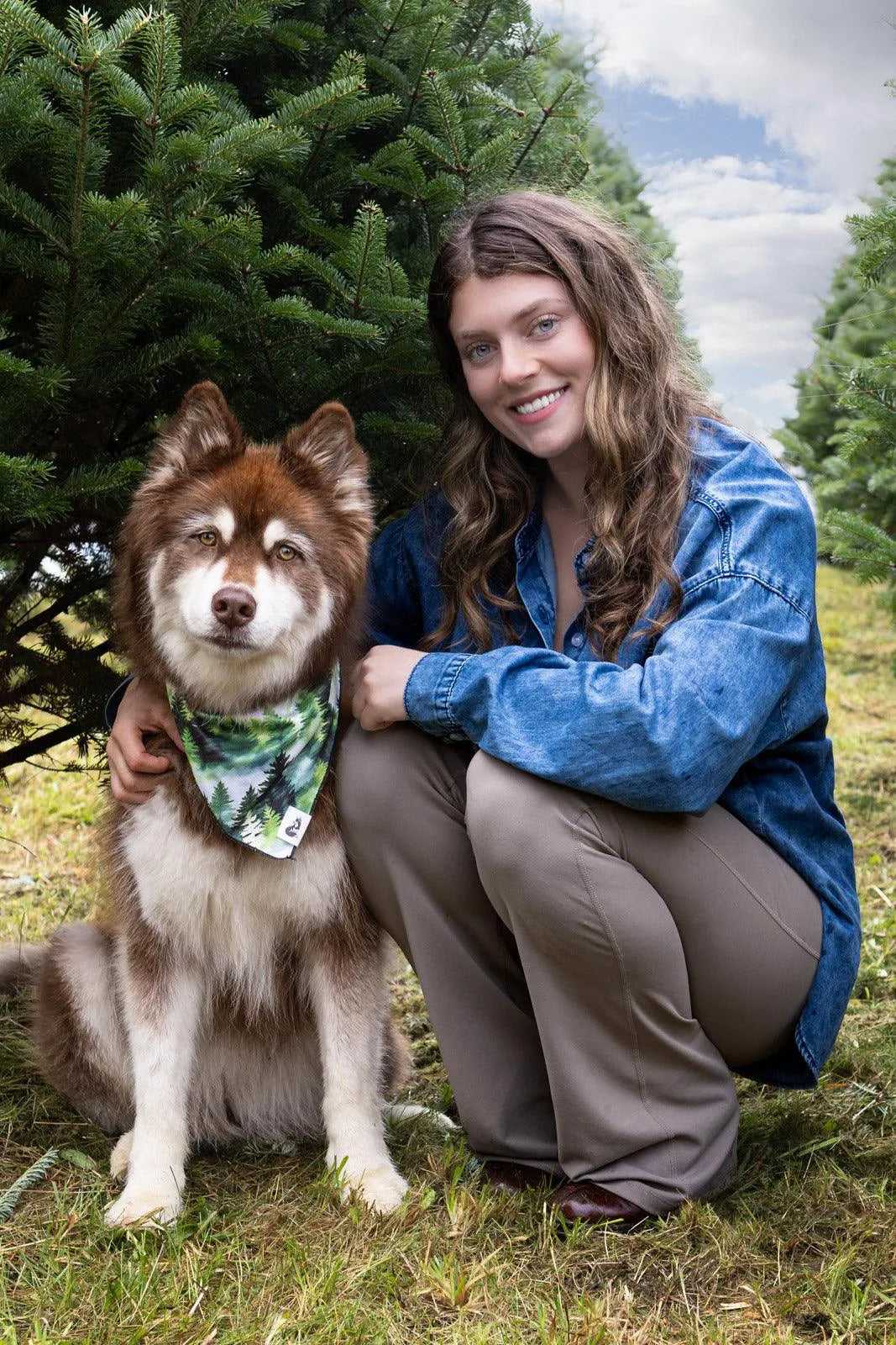 Evergreen Explorer Dog Bandana - Purrfect Pet Kingdom