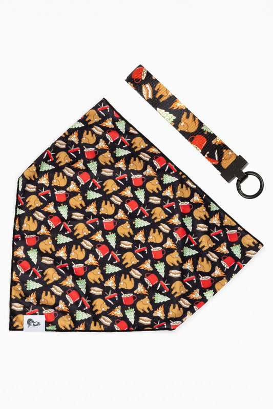 Woodland Tales Dog Bandana & Matching Keychain - Purrfect Pet Kingdom