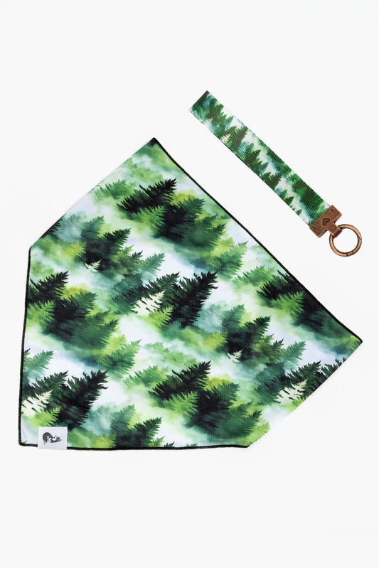 Evergreen Explorer Dog Bandana & Matching Keychain - Purrfect Pet Kingdom
