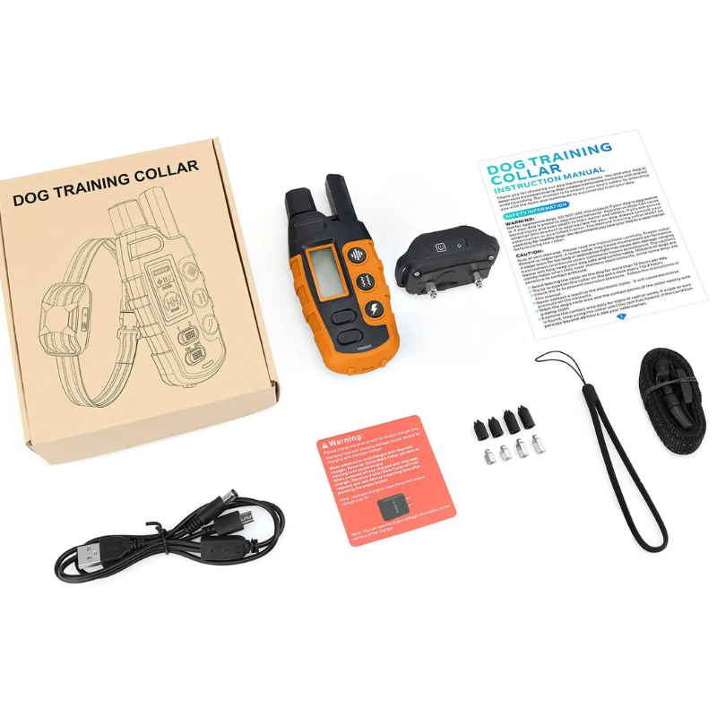 Dog Training Collar Waterproof Remote Shock 15.1oz ๐
