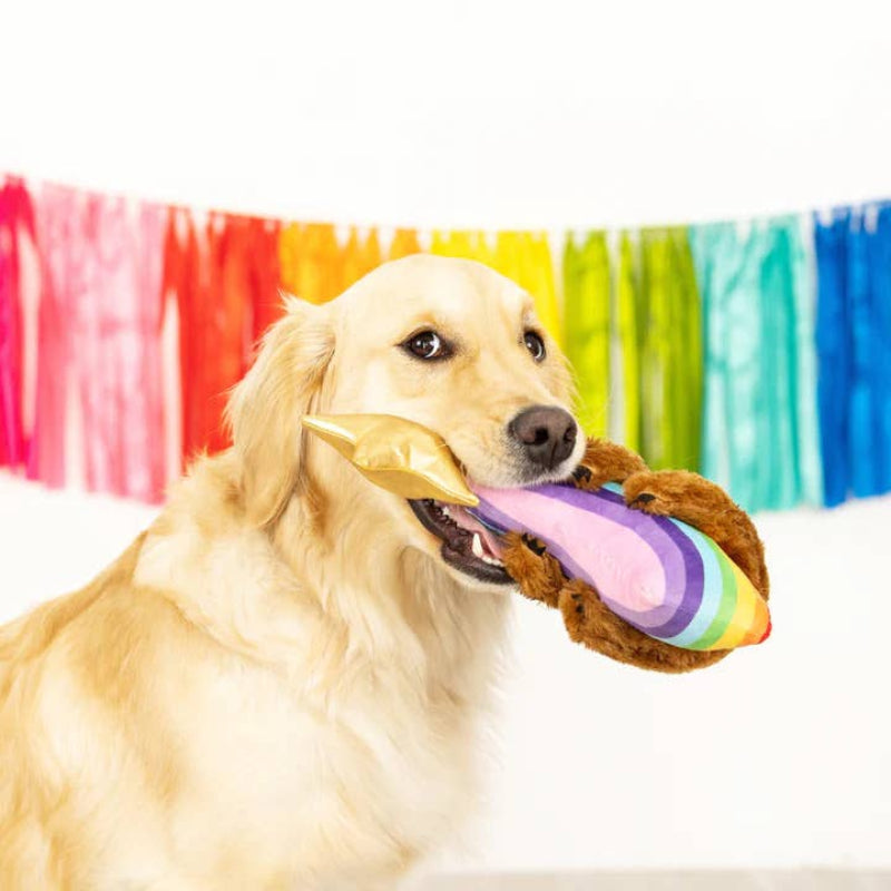 Rainbows High Star Sloth Plush Dog Toy