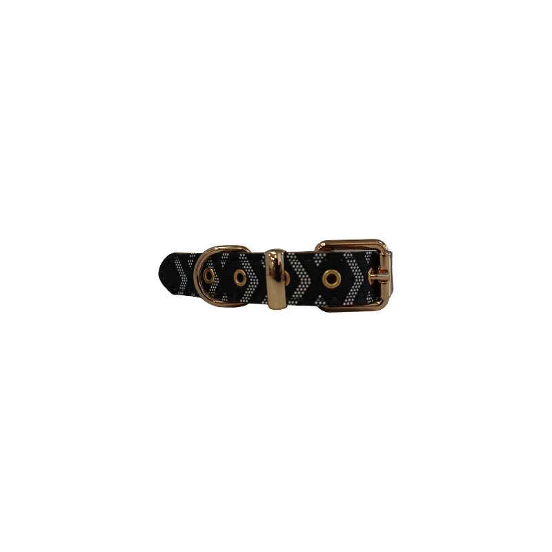 Morel Black Luxury Pet Collar