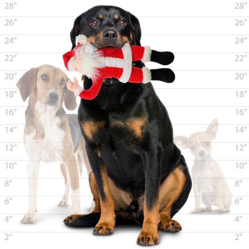 Mighty Arctic Series Santa Christmas Holiday Durable Tough Dog Toy - 2 Sizes