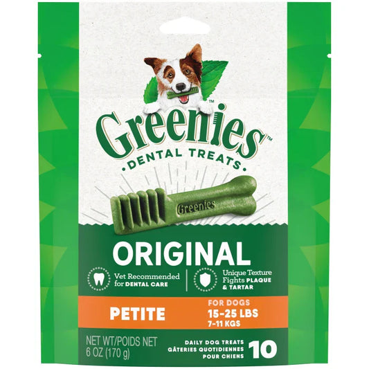 Greenies Original Petite Dental Treats - Dental Dog Treats - The Family Pet
