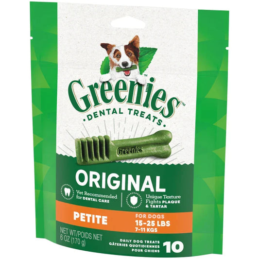 Greenies Original Petite Dental Treats - Dental Dog Treats - The Family Pet