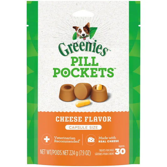 GREENIES Cheese Flavored Capsule Pill Pockets - Pill Pocket - The Family Pet