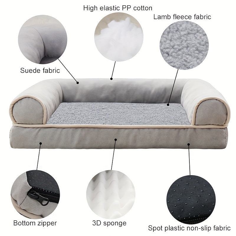 Dog Sofa Bed - Thickened Warm Pet Bed for Small to Large Dogs - Pet Beds - Tail chasers