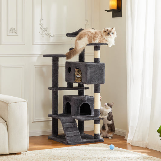 Purrfect Pet Kingdom Large Cat Tree Tower, 62-70-80 Cat Tree Large Cats, Multi L (70) - Premium Cat Trees & Furniture