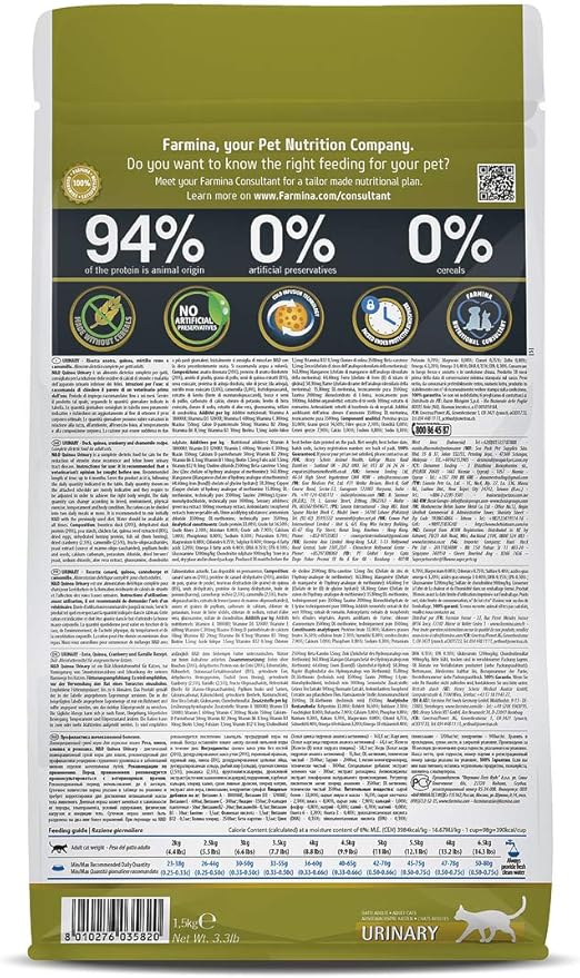 Farmina Quinoa Urinary Duck Dry Cat Food 3.3lb - Dry Cat Food - The Family Pet