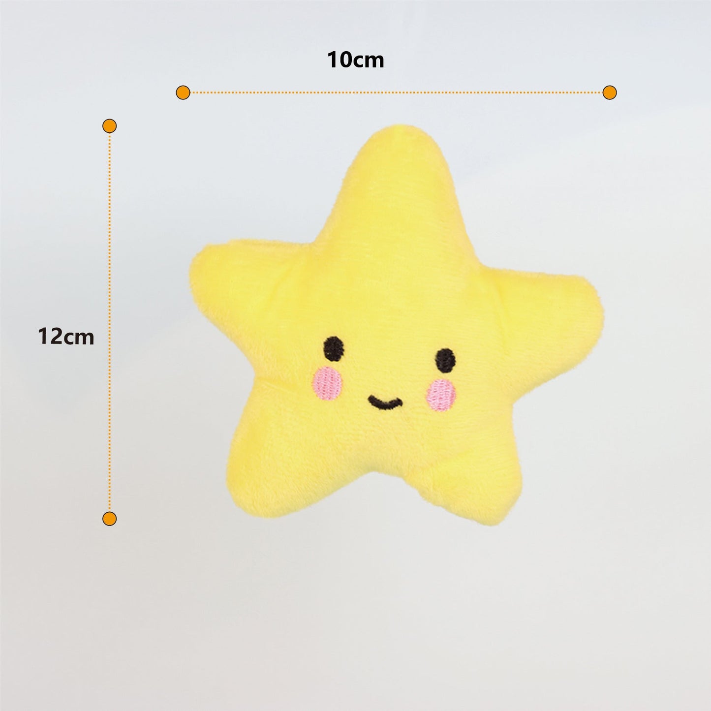 Plush Squeaky Self-Entertainment Toy for Small and Medium Dogs, Border Collies, Durable Chewing Toy for Cats and Dogs