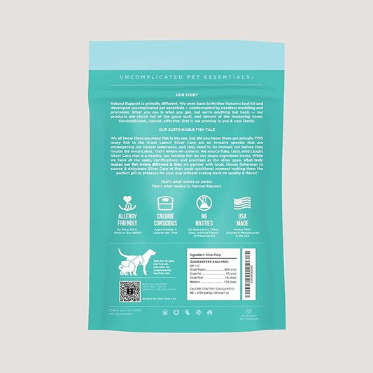 Natural Rapport The Only Dehydrated Silver Carp Dogs Need - detail view