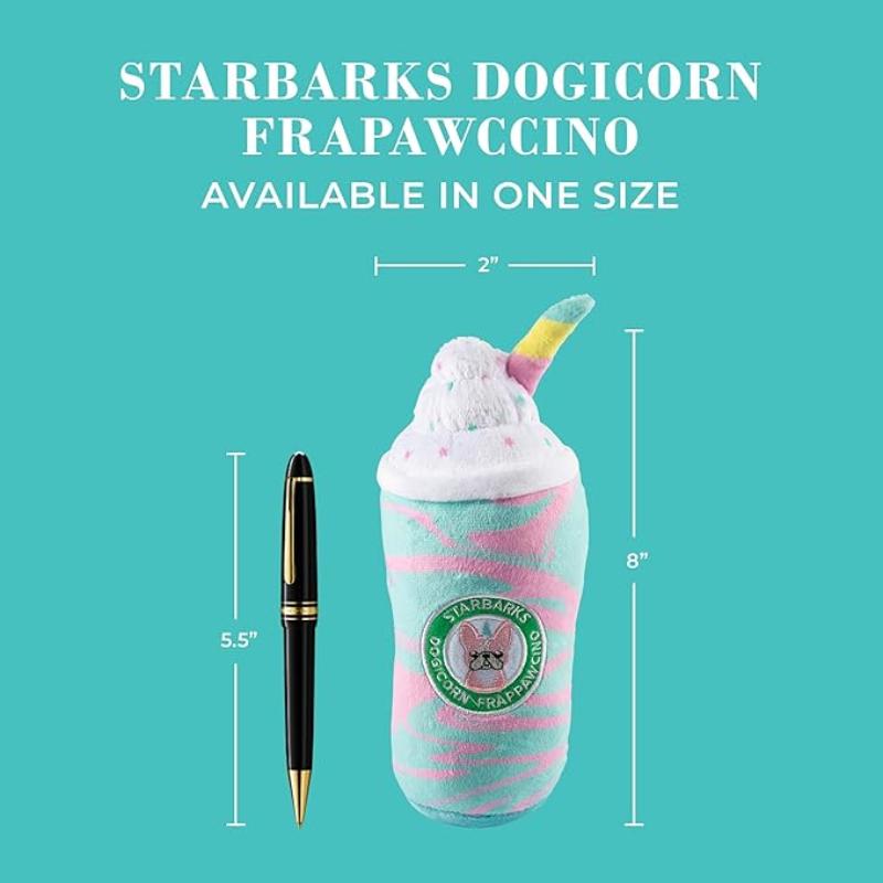 Starbarks Dogicorn Frapawccino Plush Squeak Dog Toy