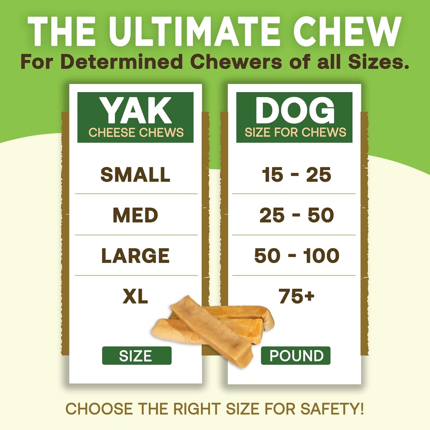 Gold Yak Chews for Small Dogs (4 - 75 sticks) - WooF WooF MeoW MeoW
