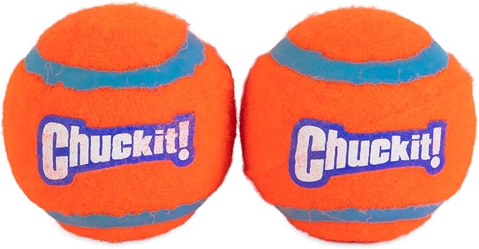 ChuckIt Dog Tennis Ball - 2 Pack - Dog Toy - The Family Pet