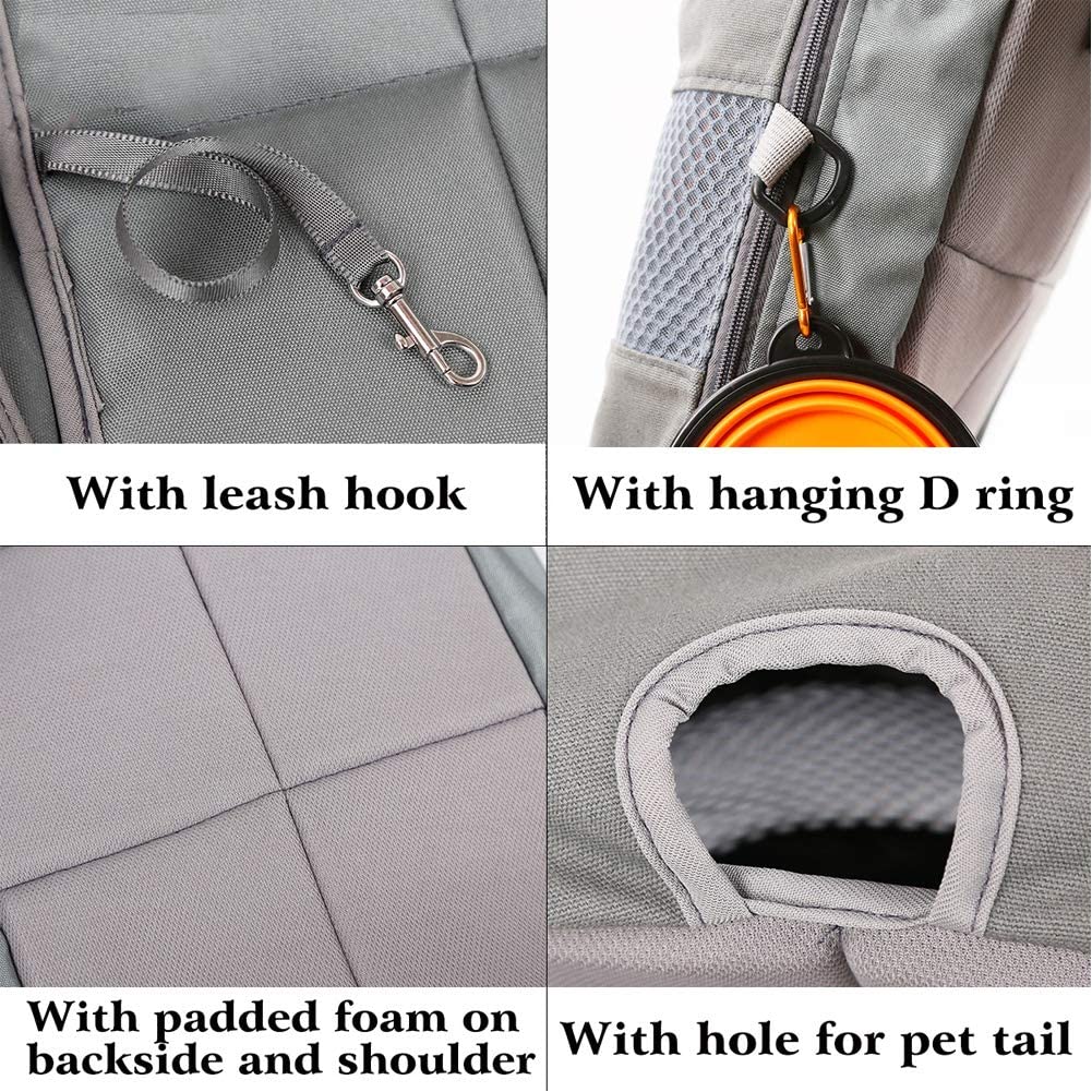 Pet Carrier Backpack Front Cat Dog Travel Hands Free ๐