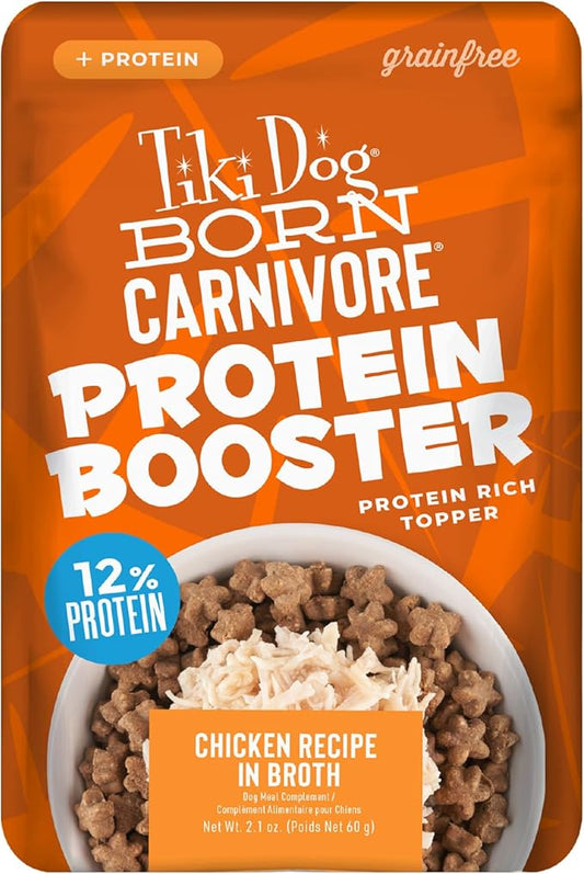 Tiki Dog Carnivore Topper Chicken 2.1oz - Dog Food Topper - The Family Pet