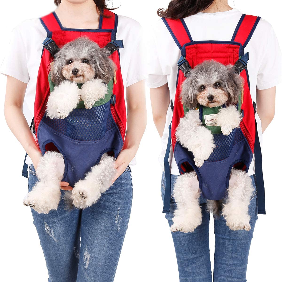 Pet Carrier Backpack Front Cat Dog Travel Hands Free ๐