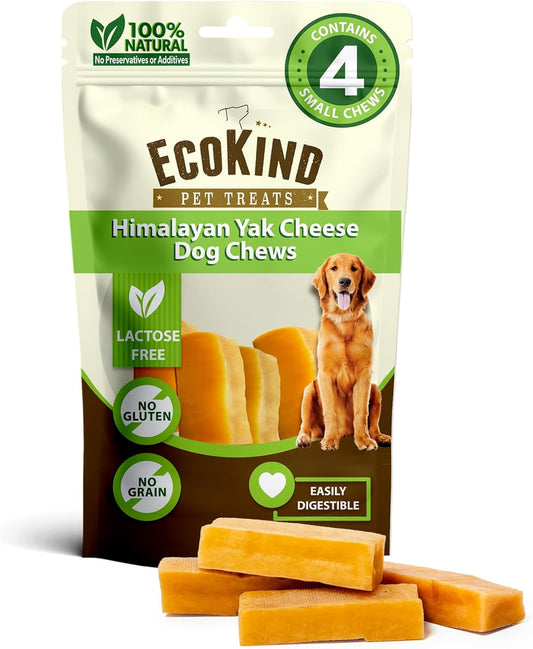 Gold Yak Chews for Small Dogs (4 - 75 sticks) - WooF WooF MeoW MeoW