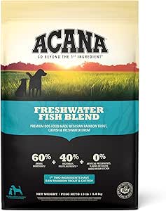 Acana Adult Grain Free Freshwater Fish Dog Food - Acana Dry Dog Food - The Family Pet - 4.5lb - 064992502454