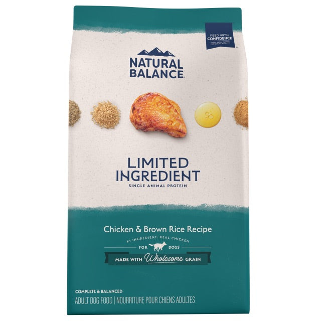 Natural Balance Limited Ingredient Chicken & Brown Rice Dry Dog Food - Natural Balance Dry Dog Food - The Family Pet