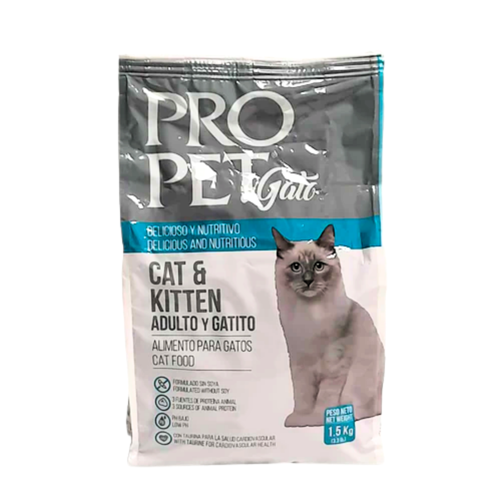 Pro Pet Cat & Kitten Food (3.3 lbs) - Pro Pet Cat Food - Farmacias Savia - Default Title - 7441007802113