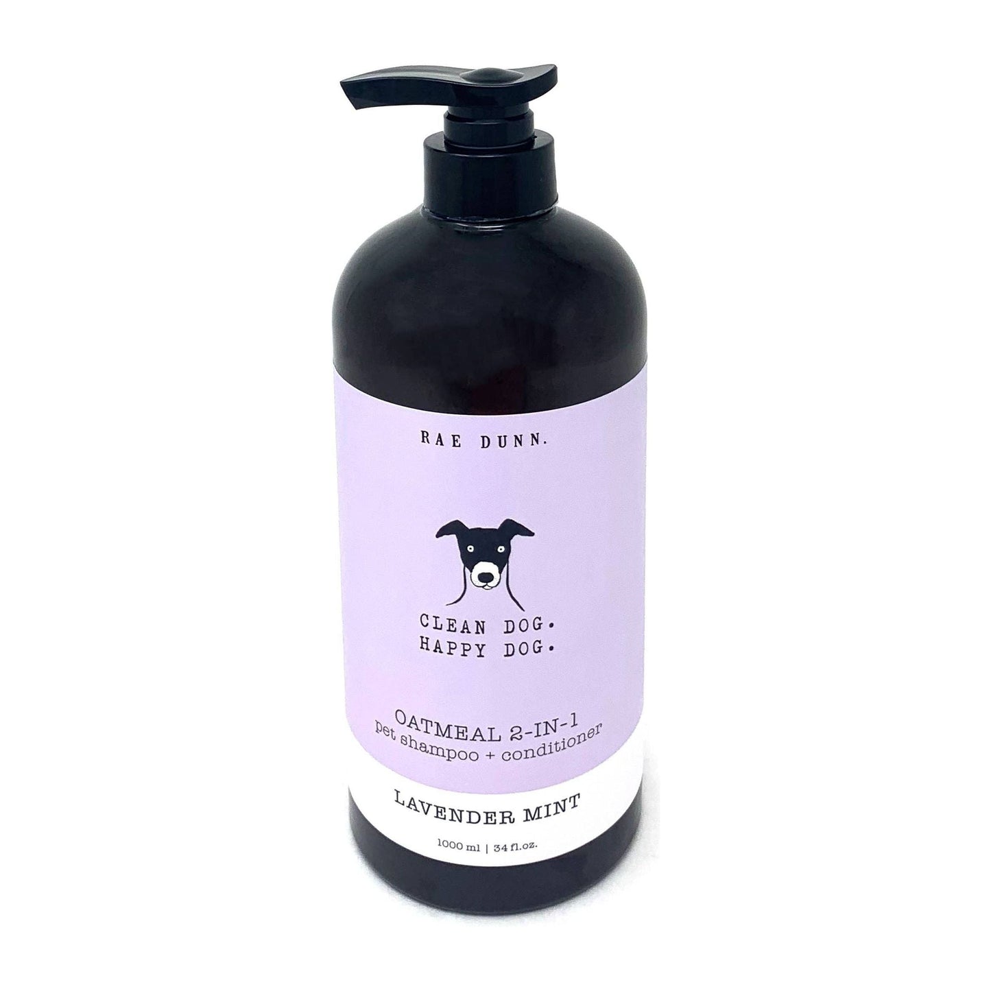 Rae Dunn Pet Shampoo - 1000ml - Lavender Mint - Oatmeal 2-in-1