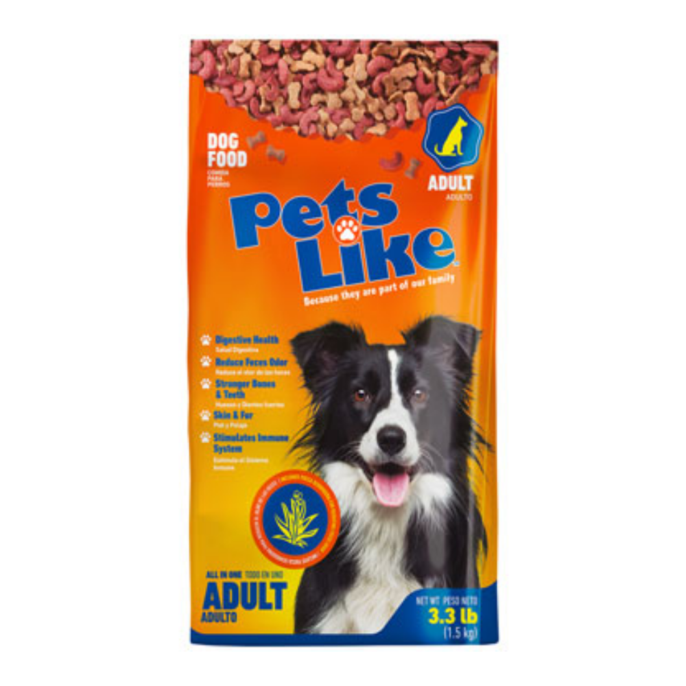 Pets Like Adult Dry Dog Food (3.3lbs) - Pets Like Dog Food - Farmacias Savia - Default Title - 7.70271E+12