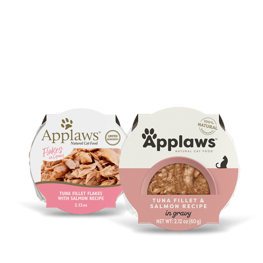 Applaws Natural Wet Cat Food Tuna Fillet & Salmon Recipe in Gravy (2.12oz) - Applaws Wet Cat Food - The Family Pet