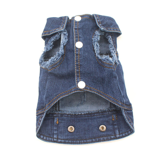 Denim Jacket Jeans Pet Vest