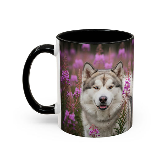 Alaskan Malamute Accent Coffee Mug - Perfect Gift for Dog Lovers