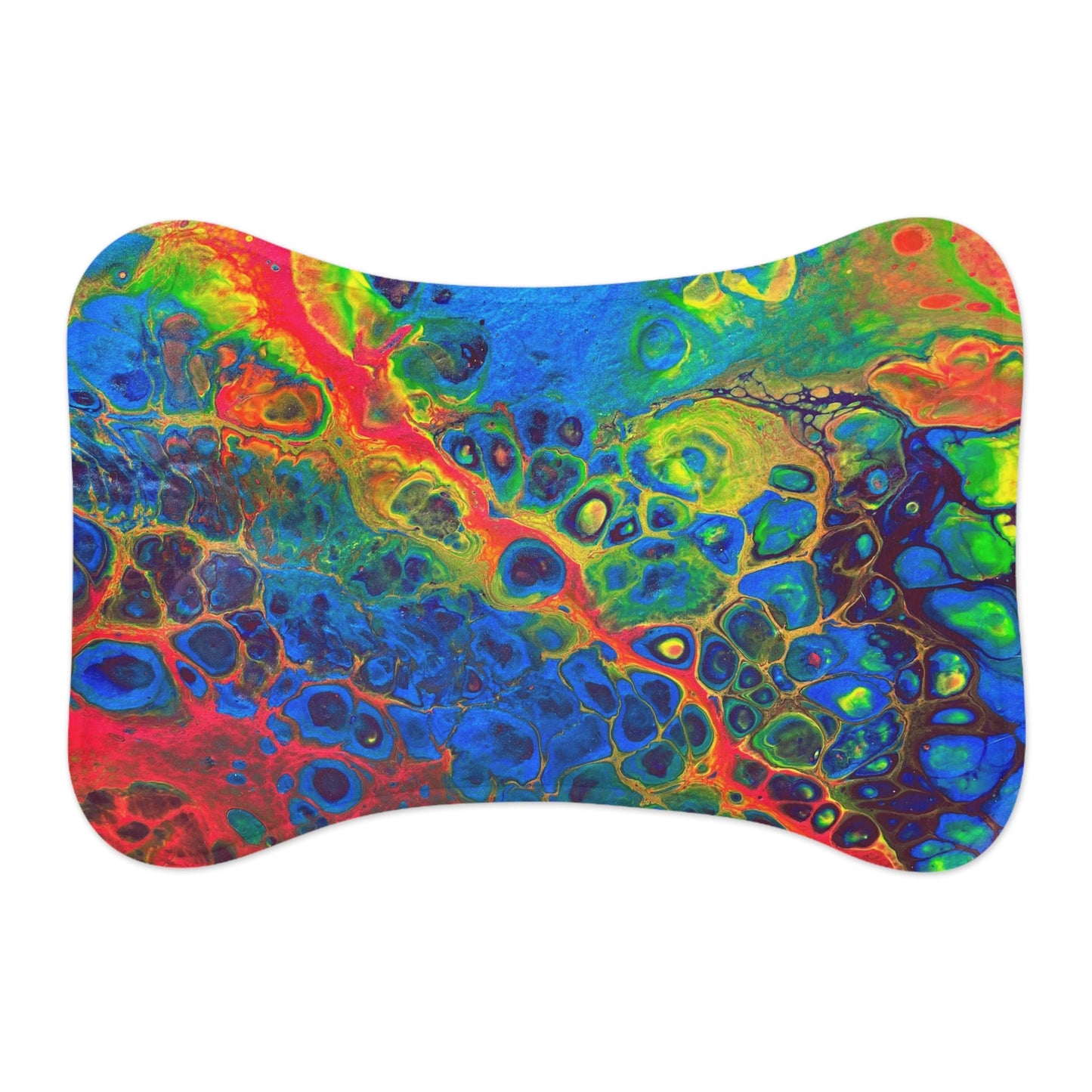 Bespattered Facade Rainbow Pet Feeding Mats (3 Shapes)