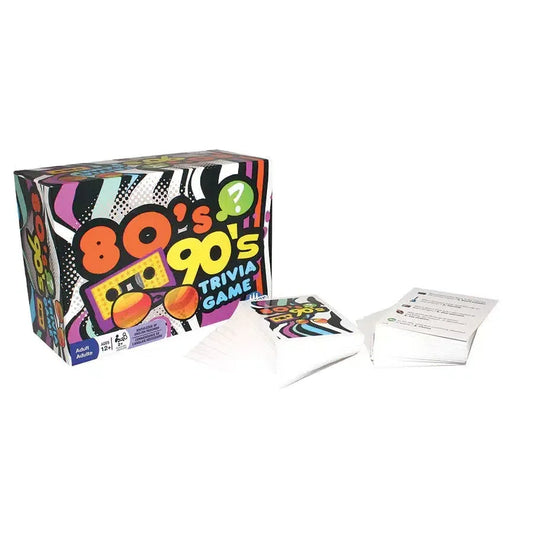 80s 90s Trivia Card Game Outset
