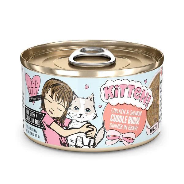 BFF Kitten Cuddle Buds Grain Free Chicken and Salmon Wet Cat Food (2.8oz) - Wet Cat Food - The Family Pet