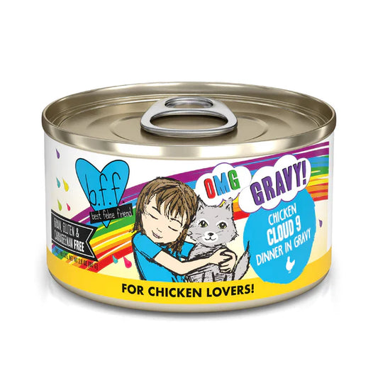 BFF OMG Adult Cloud 9 Chicken in Gravy Wet Cat Food (5.5oz) - BFF Wet Cat Food - The Family Pet