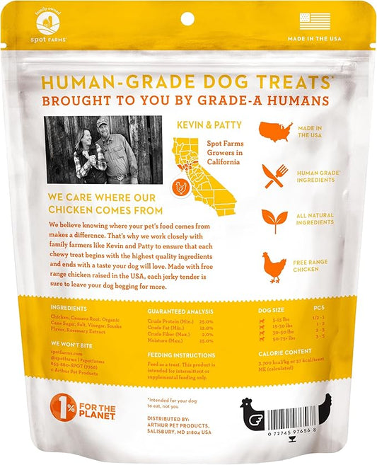 Spot Farms Dog Grain Free Basics Chicken Tenders Treats (12oz) - Spot Farms Dog Treats - The Family Pet