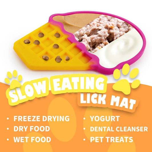 Chill Out - Ice Cream Dog Lick Mat Summer Slow Feeder for