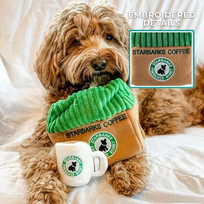 Starbarks Coffee House Interactive Plush Dog Toy