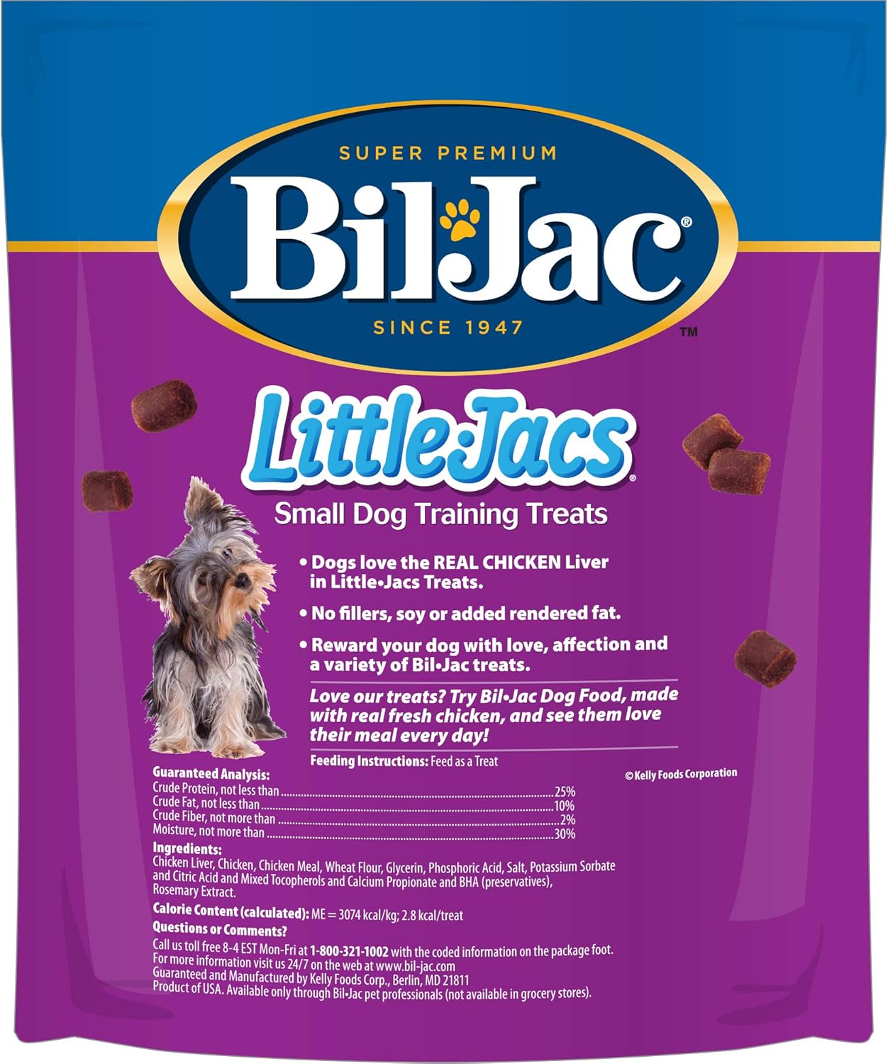 Training Dog Treats Bil-Jac Little Jacks Soft 10oz USA ๐