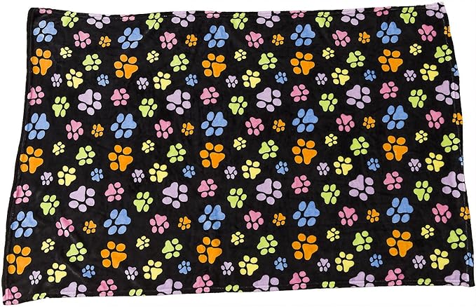 Pet Bed Blanket Rainbow Paw Snuggler 40x60