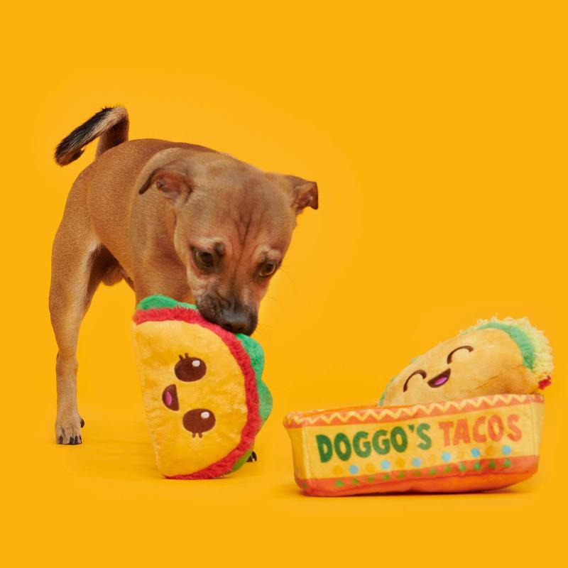 Doggos Tacos Plush Dog Toy Set - 3 Pc