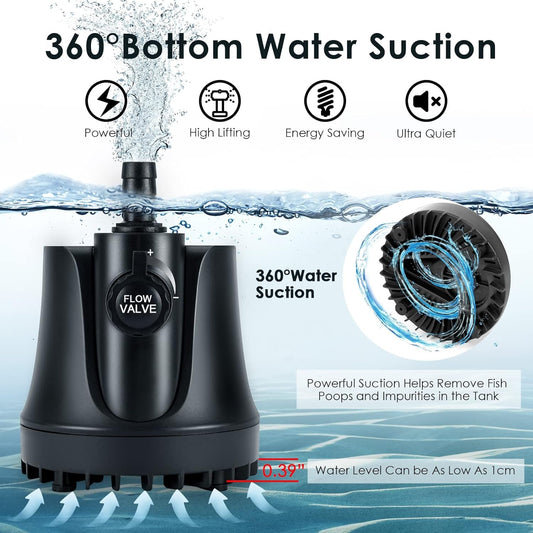 Aquarium Water Pump with Adjustable Switch