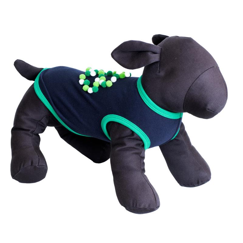 Pom Pom Shamrock Dog Tee